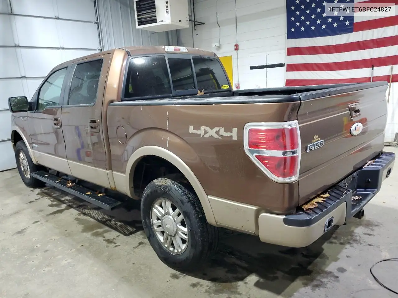 1FTFW1ET6BFC24827 2011 Ford F150 Supercrew