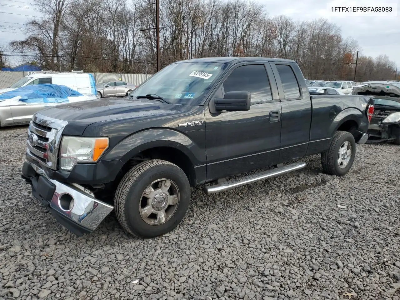 1FTFX1EF9BFA58083 2011 Ford F150 Super Cab