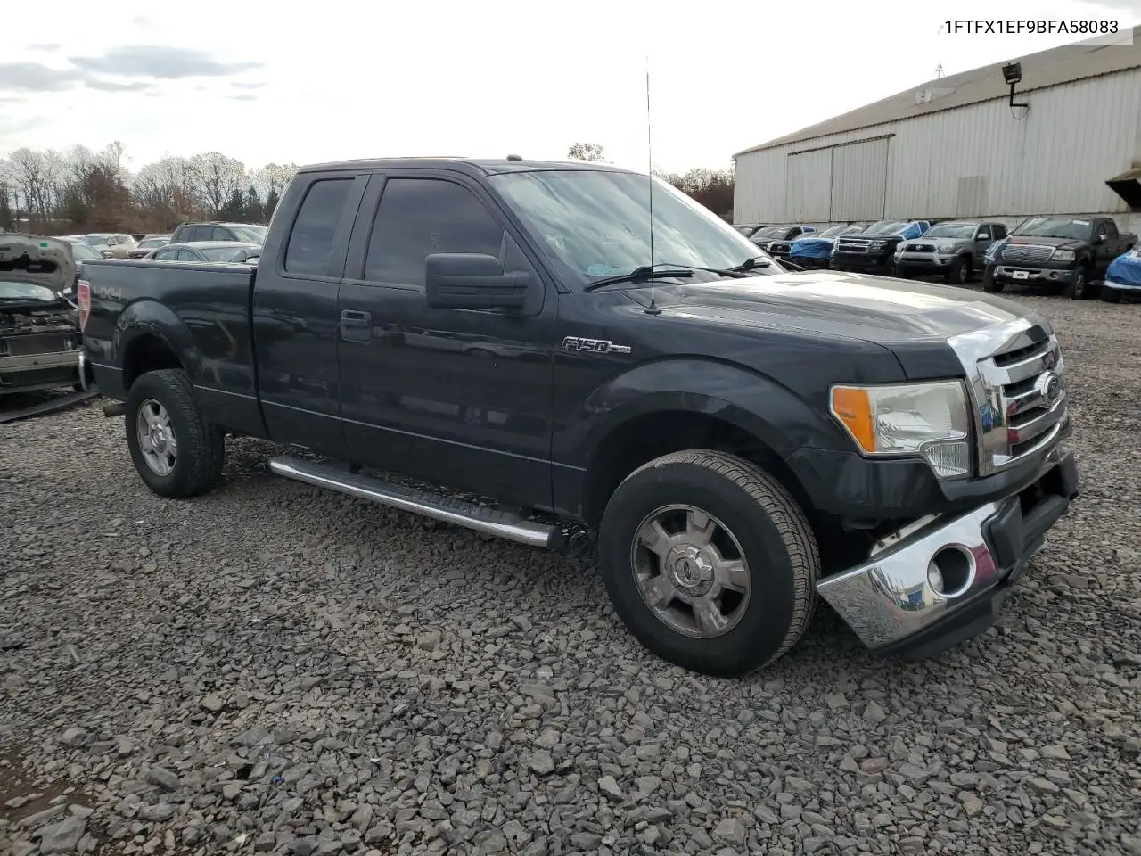 1FTFX1EF9BFA58083 2011 Ford F150 Super Cab
