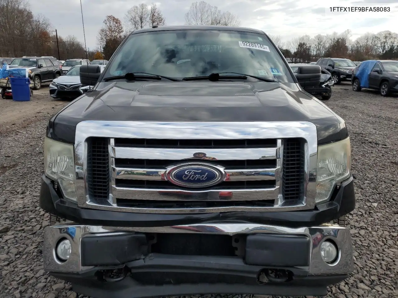1FTFX1EF9BFA58083 2011 Ford F150 Super Cab