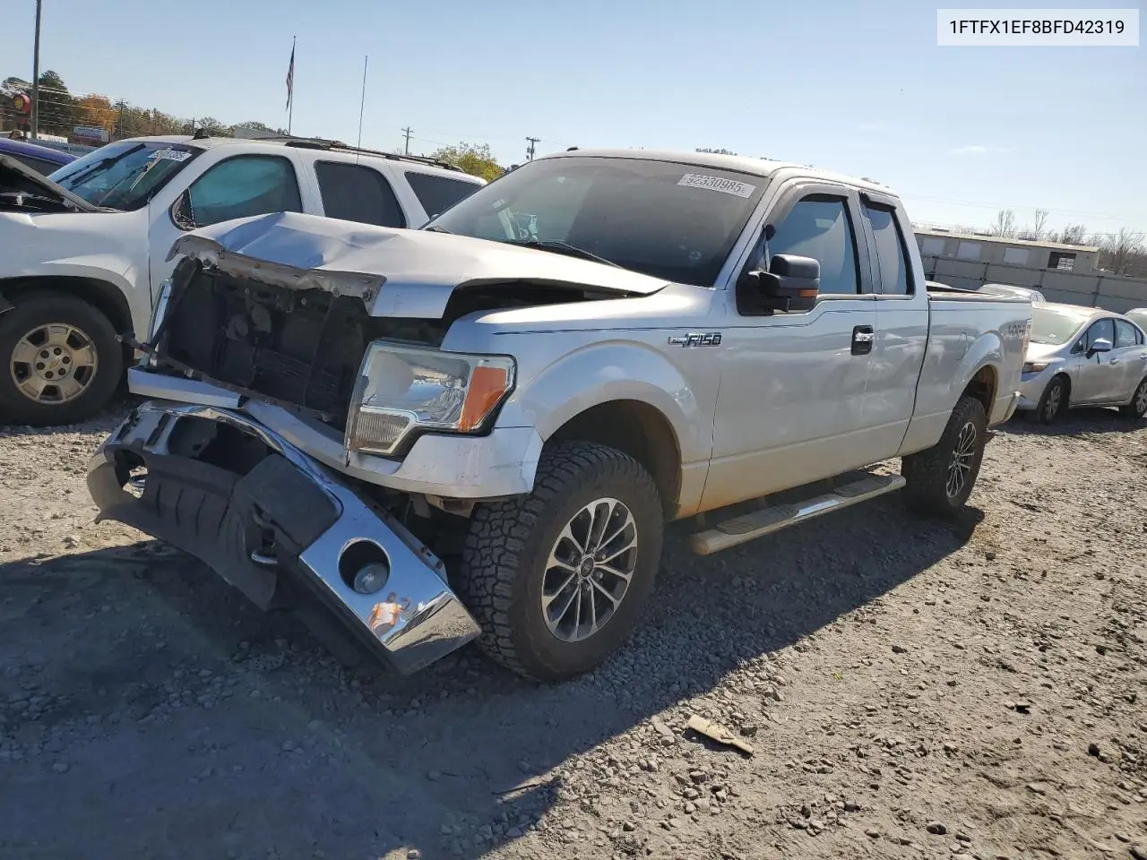 1FTFX1EF8BFD42319 2011 Ford F150 Super Cab