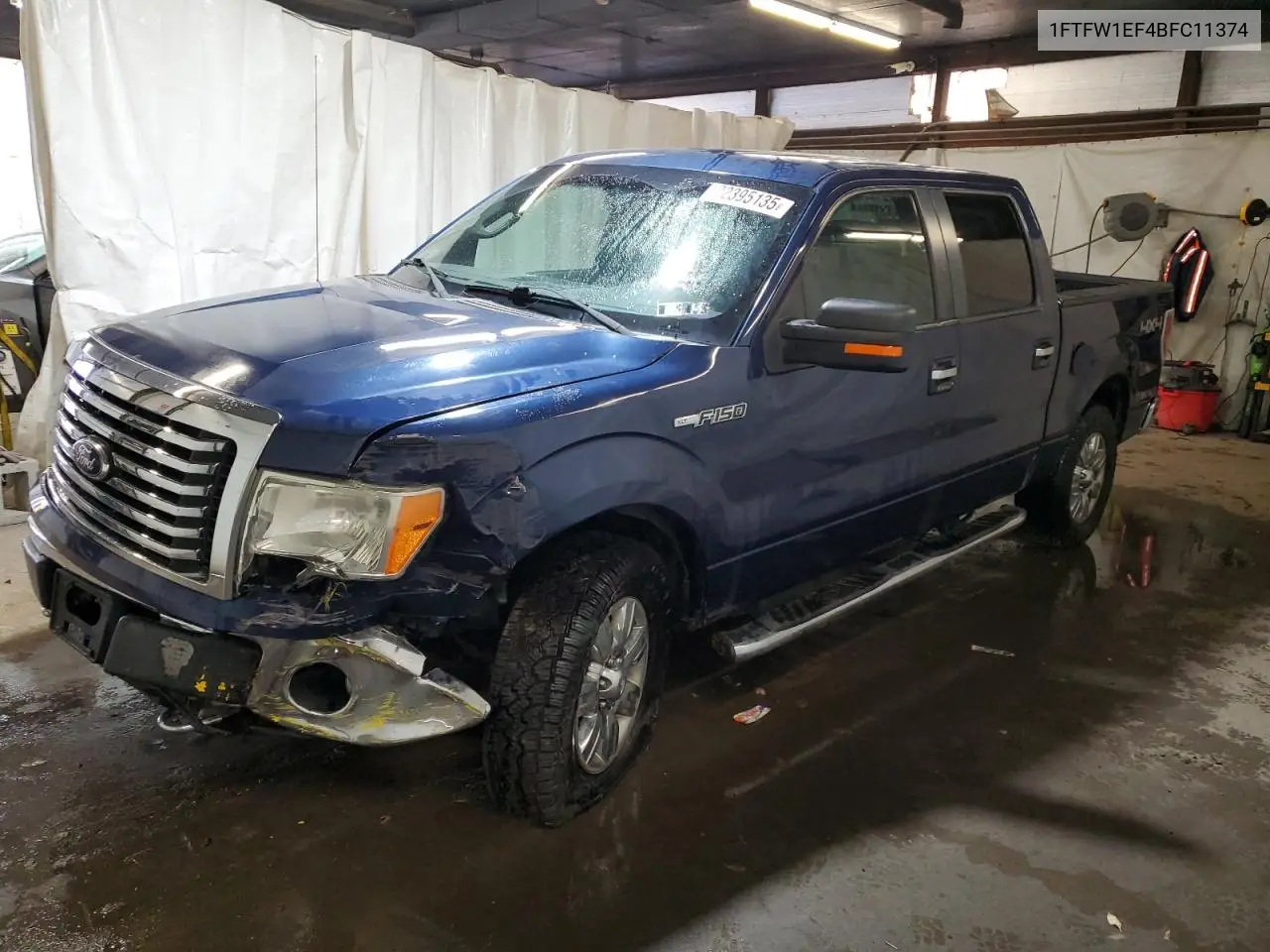 1FTFW1EF4BFC11374 2011 Ford F150 Supercrew