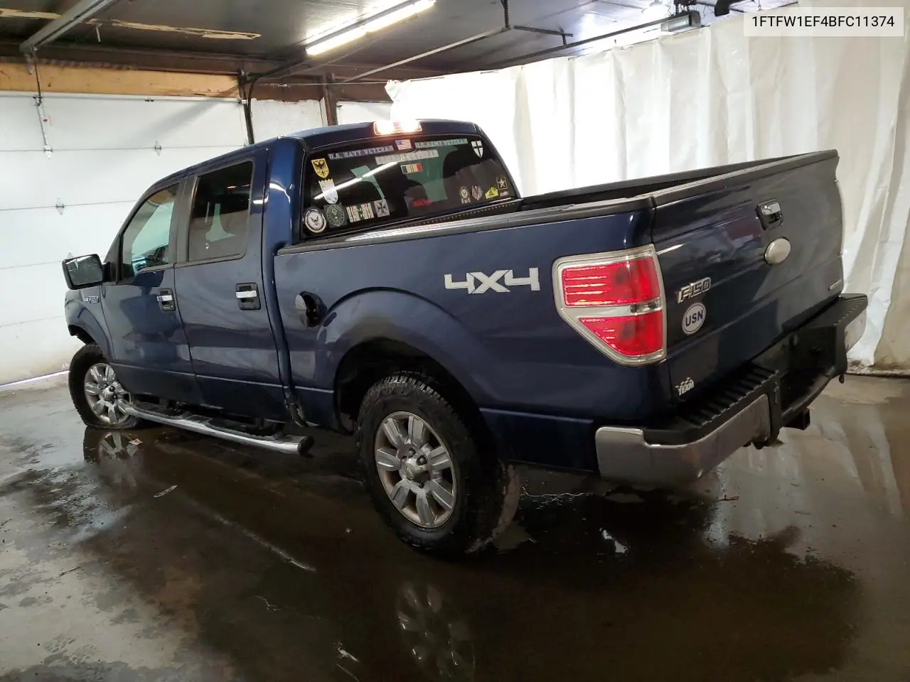 1FTFW1EF4BFC11374 2011 Ford F150 Supercrew