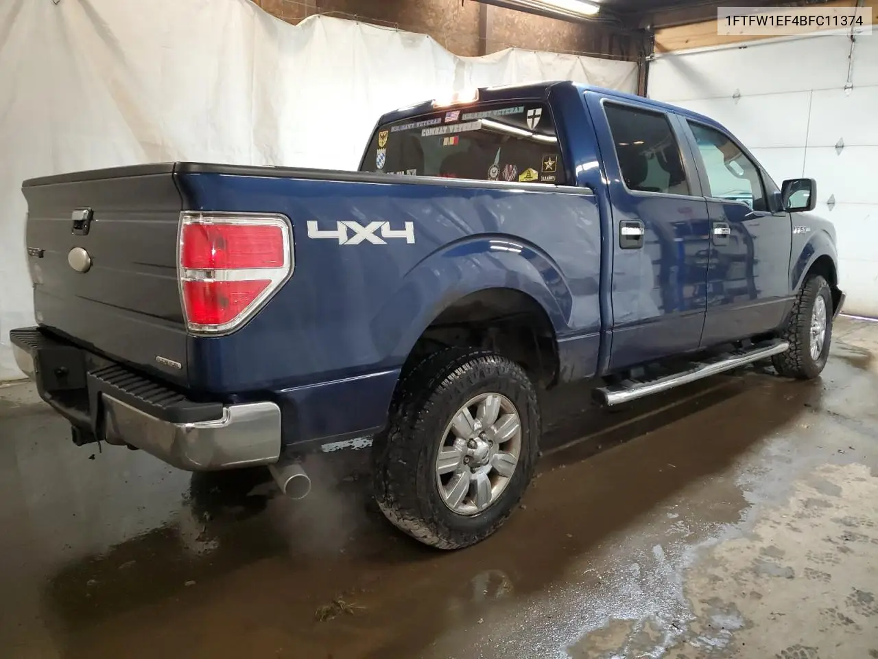 1FTFW1EF4BFC11374 2011 Ford F150 Supercrew