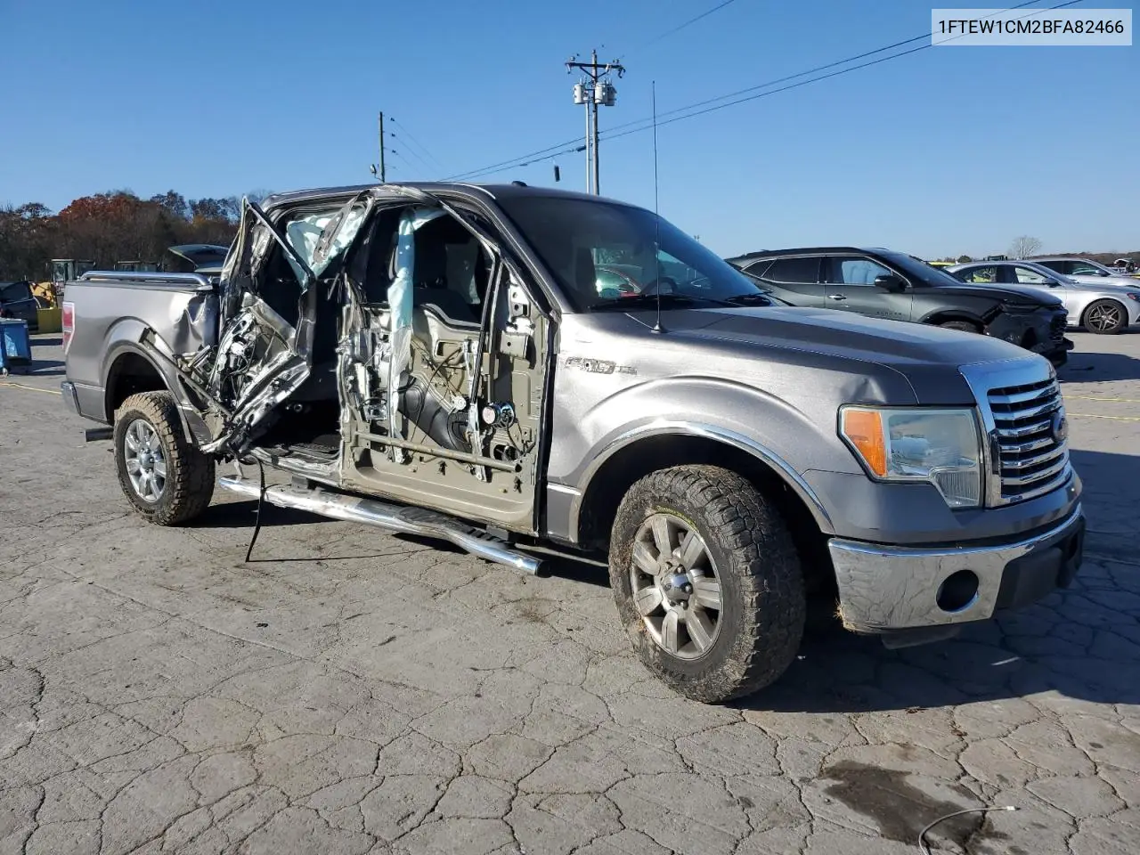 1FTEW1CM2BFA82466 2011 Ford F150 Supercrew