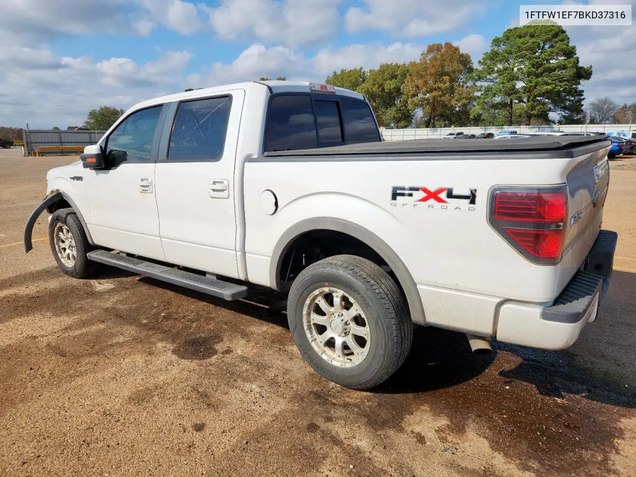 1FTFW1EF7BKD37316 2011 Ford F150 Supercrew