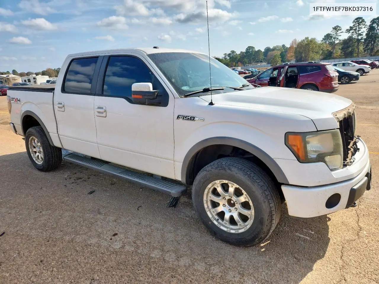 1FTFW1EF7BKD37316 2011 Ford F150 Supercrew
