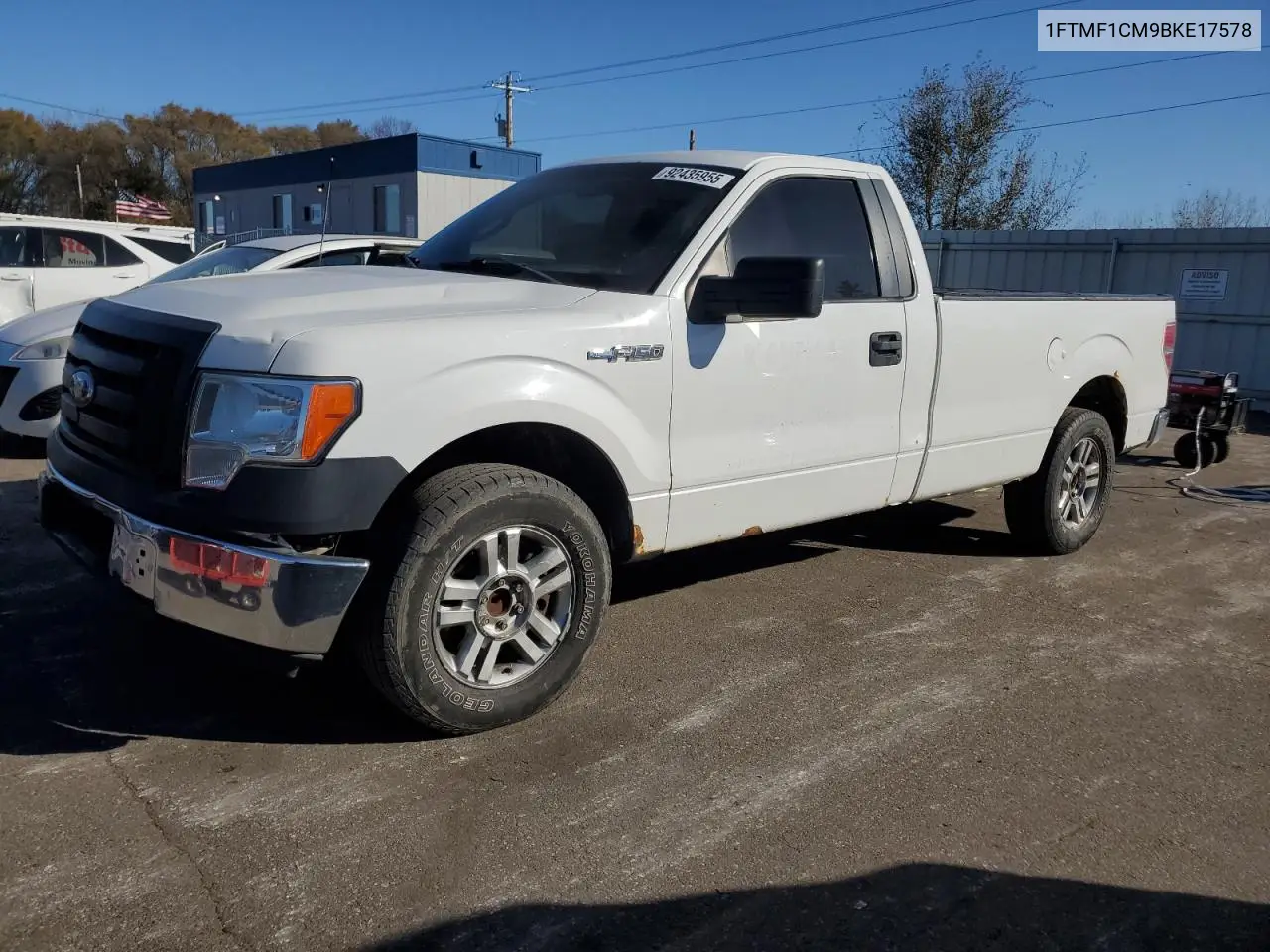 1FTMF1CM9BKE17578 2011 Ford F150