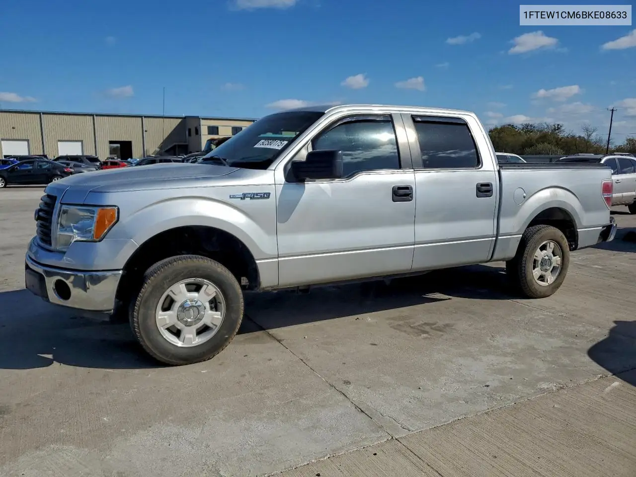 1FTEW1CM6BKE08633 2011 Ford F150 Supercrew