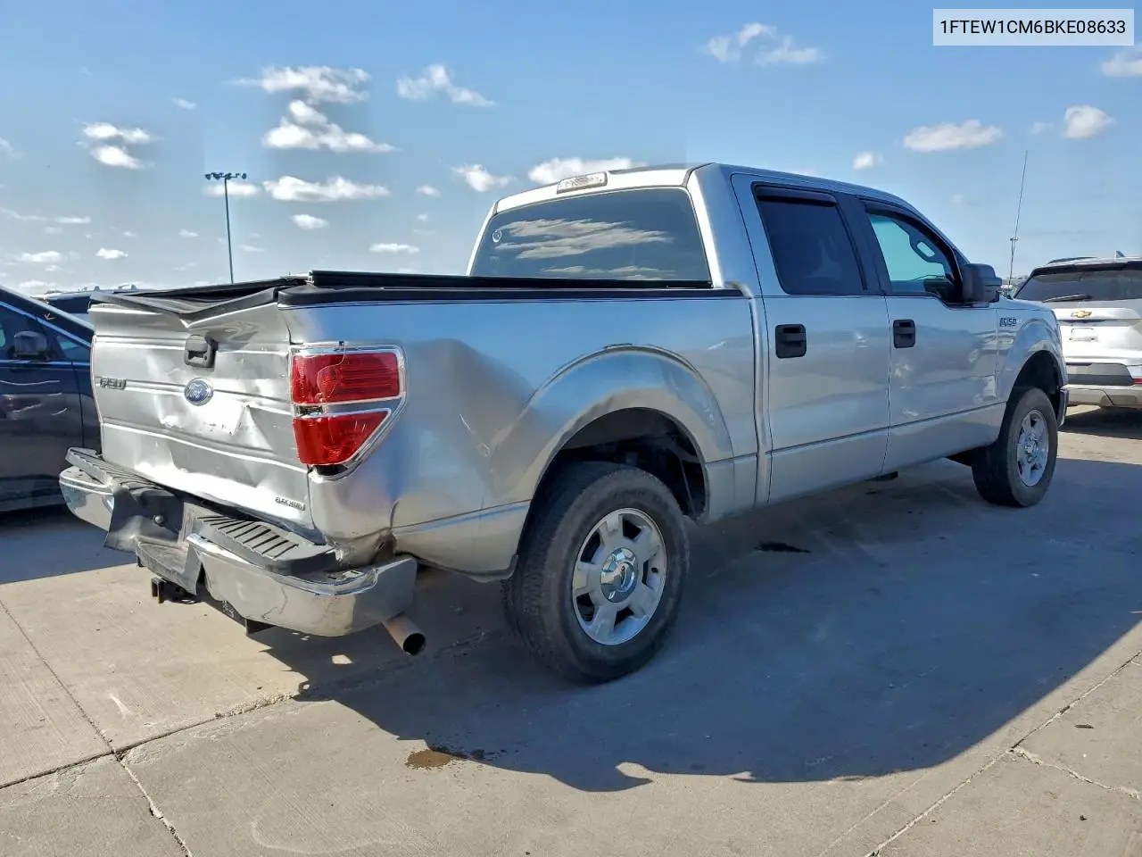 1FTEW1CM6BKE08633 2011 Ford F150 Supercrew