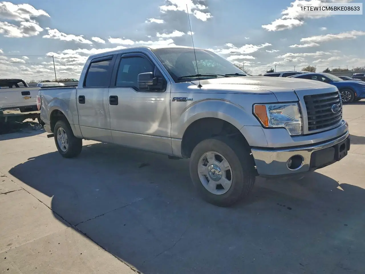 1FTEW1CM6BKE08633 2011 Ford F150 Supercrew