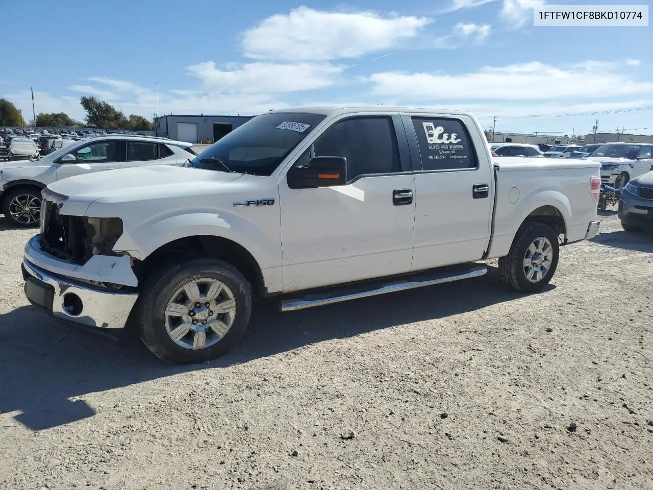 1FTFW1CF8BKD10774 2011 Ford F150 Supercrew