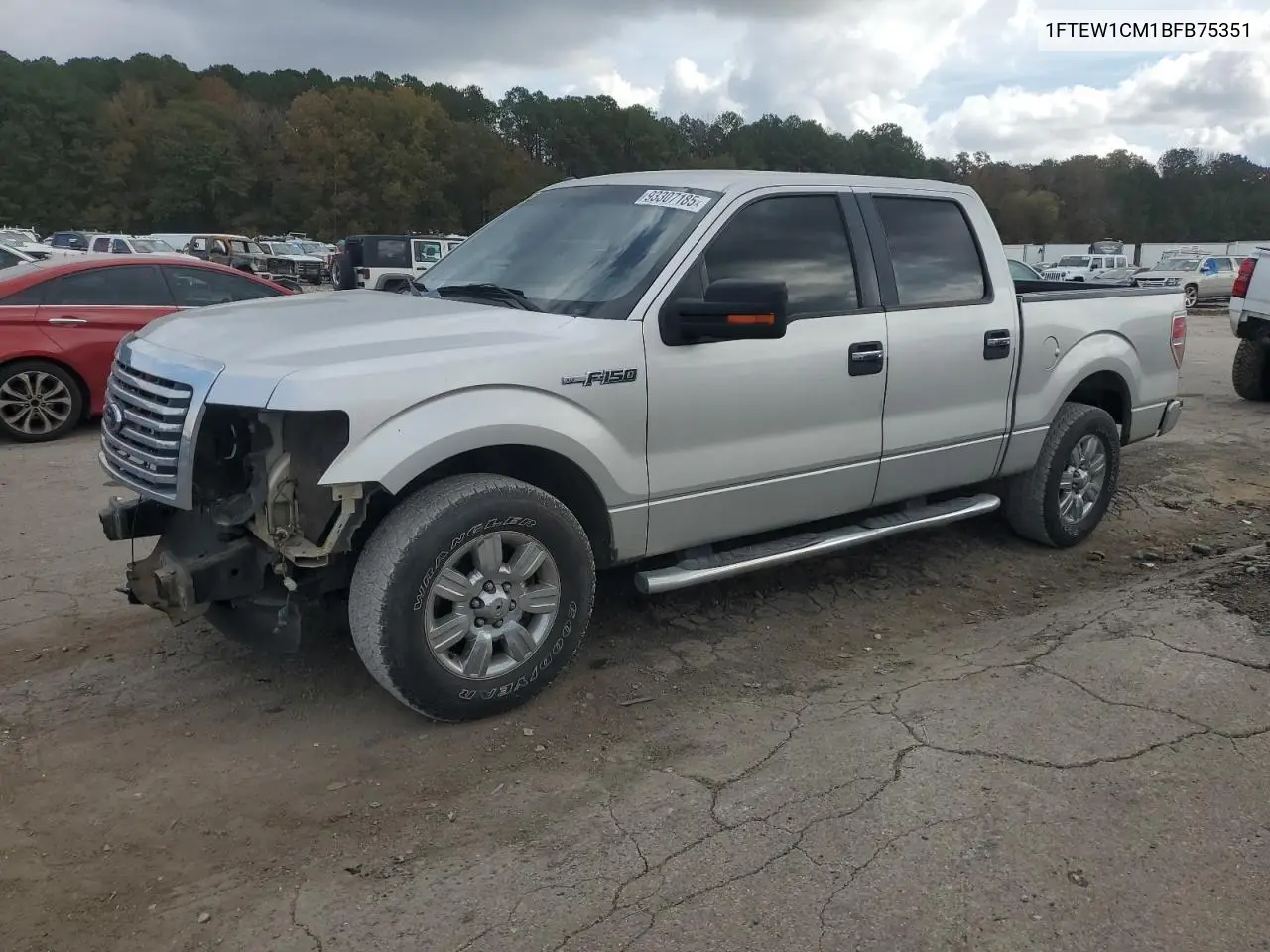 1FTEW1CM1BFB75351 2011 Ford F150 Supercrew