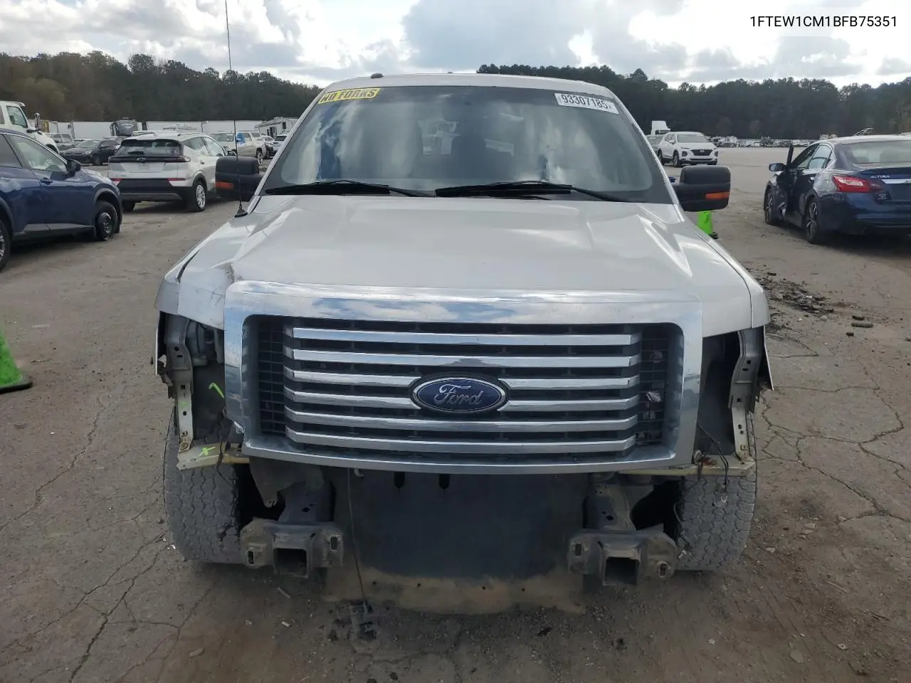 1FTEW1CM1BFB75351 2011 Ford F150 Supercrew