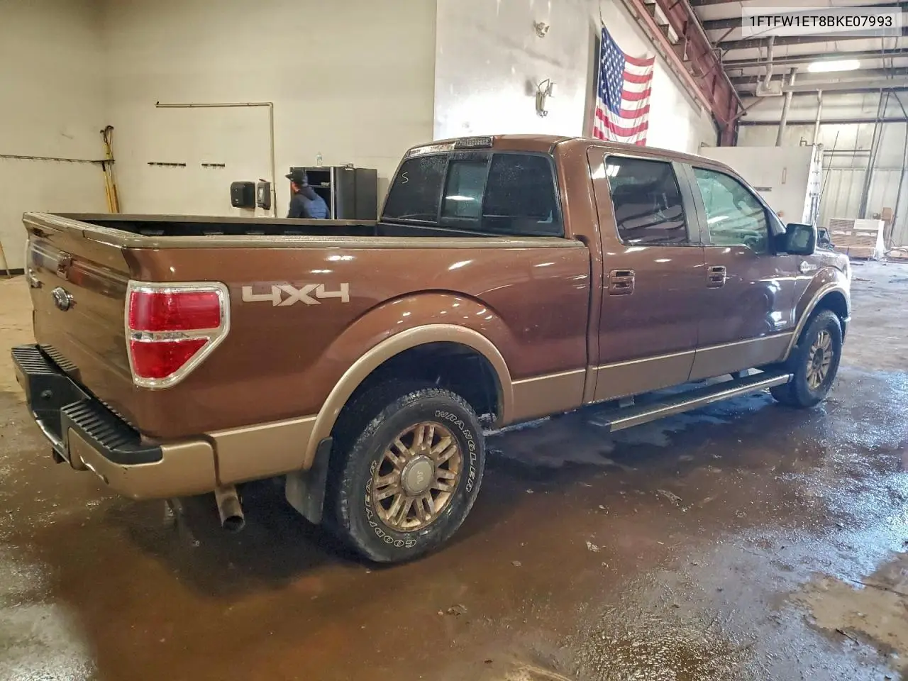 1FTFW1ET8BKE07993 2011 Ford F150 Supercrew