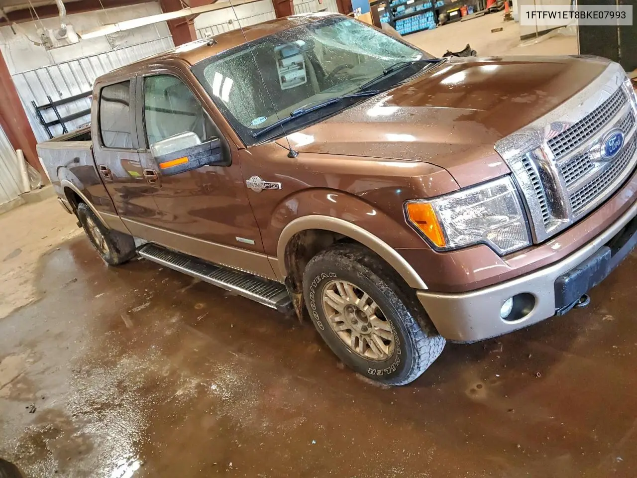 1FTFW1ET8BKE07993 2011 Ford F150 Supercrew