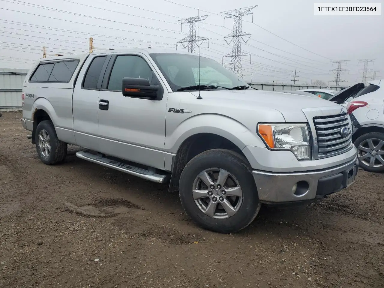 1FTFX1EF3BFD23564 2011 Ford F150 Super Cab