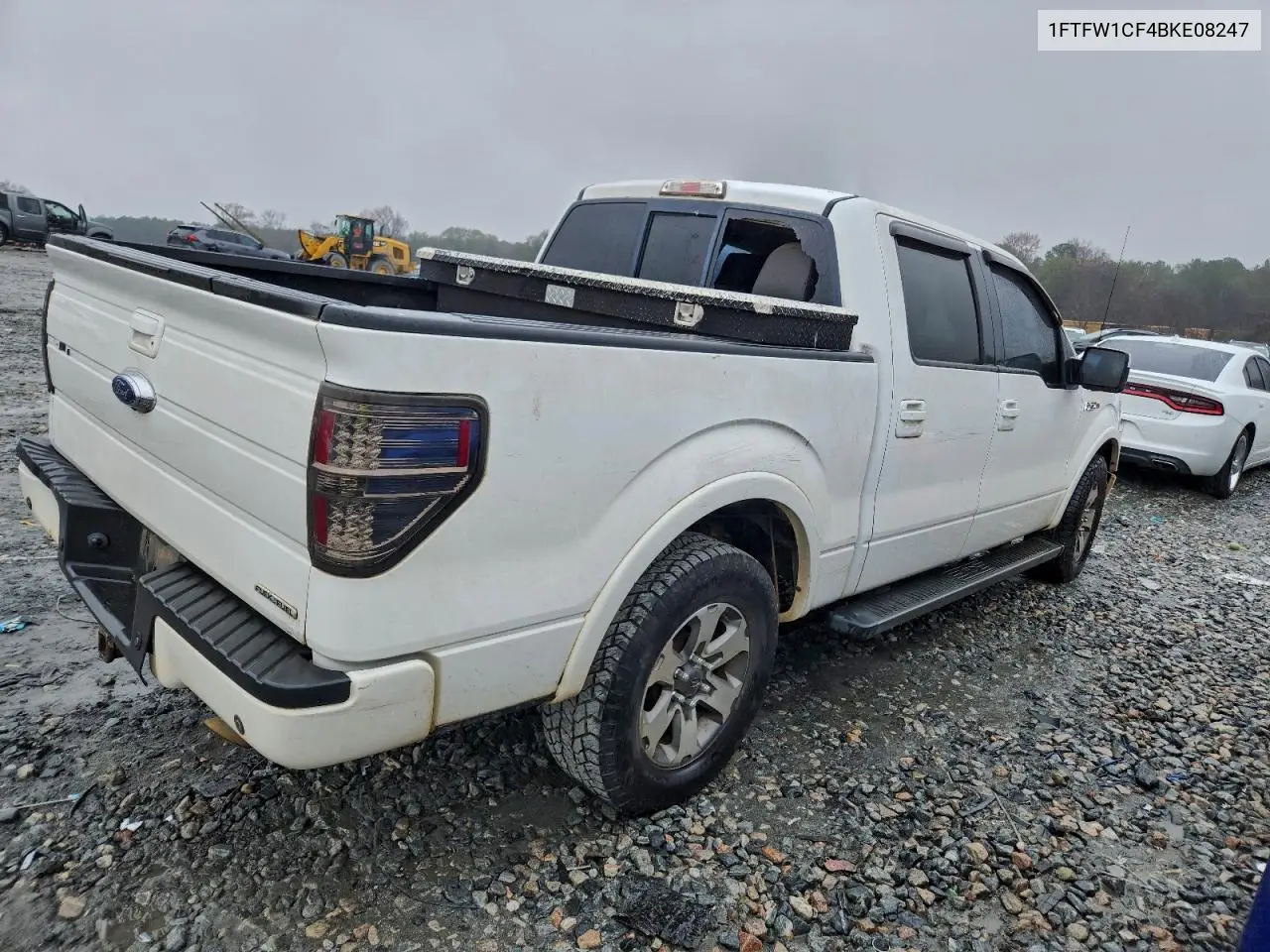 1FTFW1CF4BKE08247 2011 Ford F150 Supercrew
