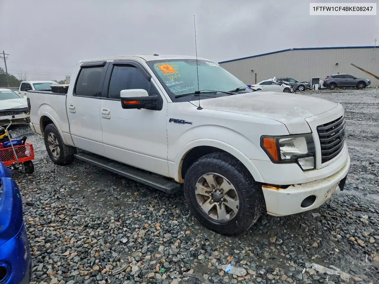 1FTFW1CF4BKE08247 2011 Ford F150 Supercrew