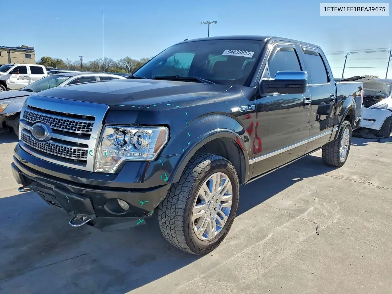 1FTFW1EF1BFA39675 2011 Ford F150 Supercrew