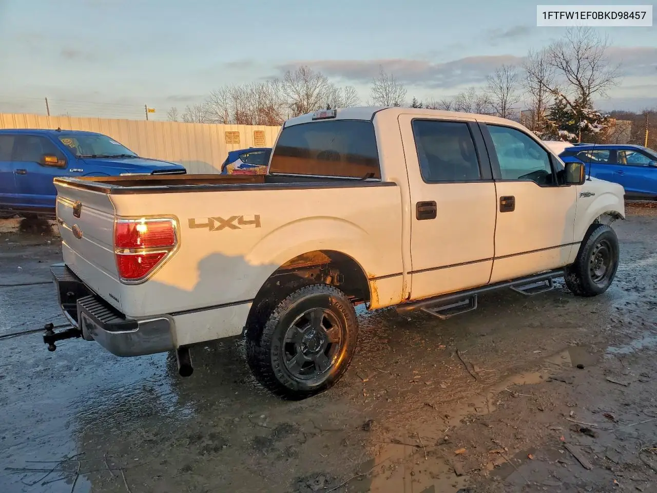 1FTFW1EF0BKD98457 2011 Ford F150 Supercrew