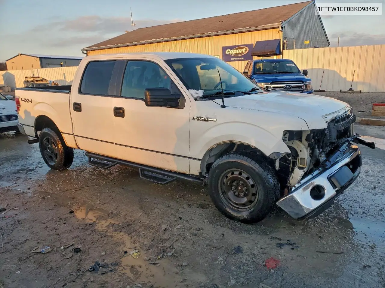 1FTFW1EF0BKD98457 2011 Ford F150 Supercrew