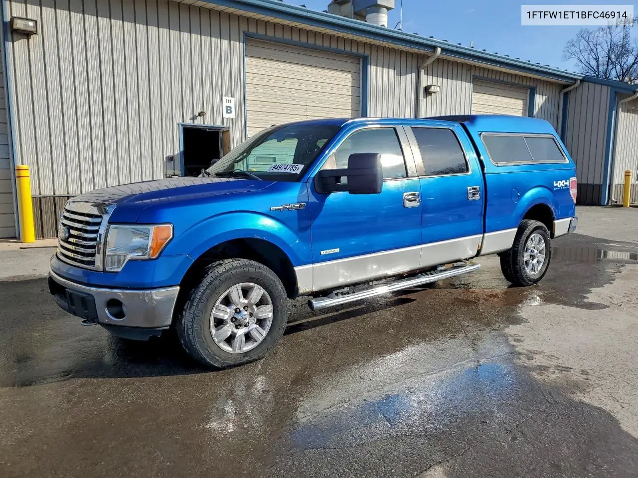 1FTFW1ET1BFC46914 2011 Ford F150 Supercrew
