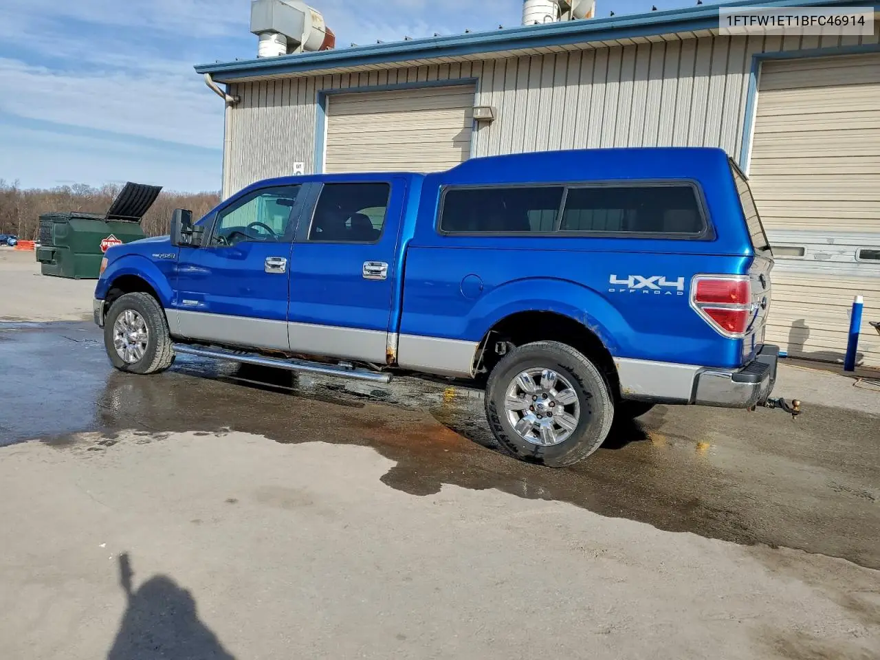 1FTFW1ET1BFC46914 2011 Ford F150 Supercrew
