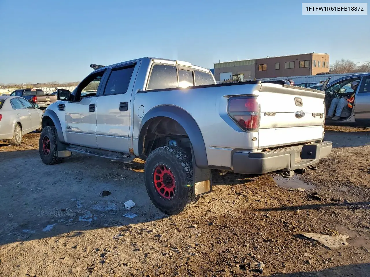 1FTFW1R61BFB18872 2011 Ford F150 Svt Raptor