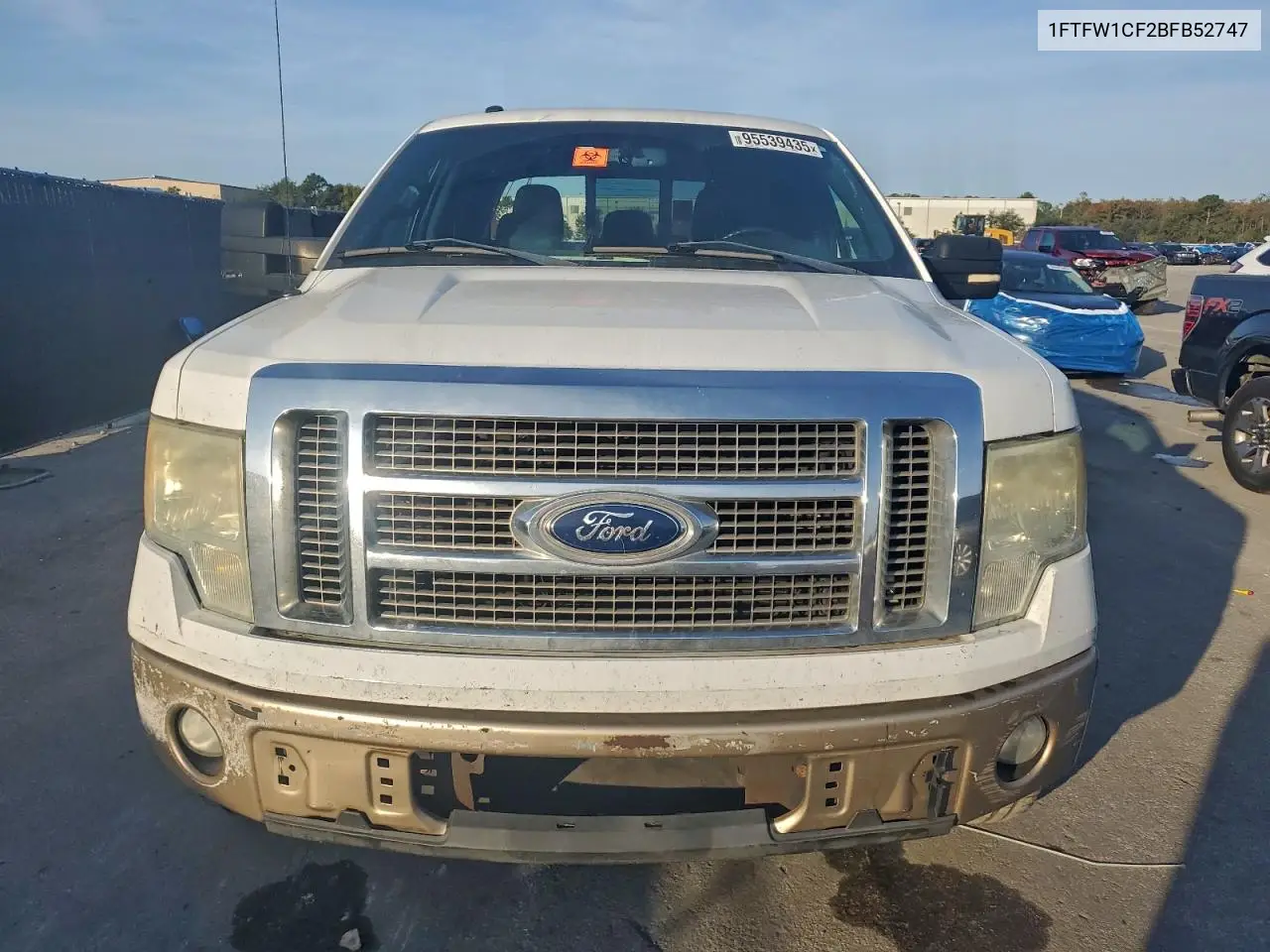 1FTFW1CF2BFB52747 2011 Ford F150 Supercrew