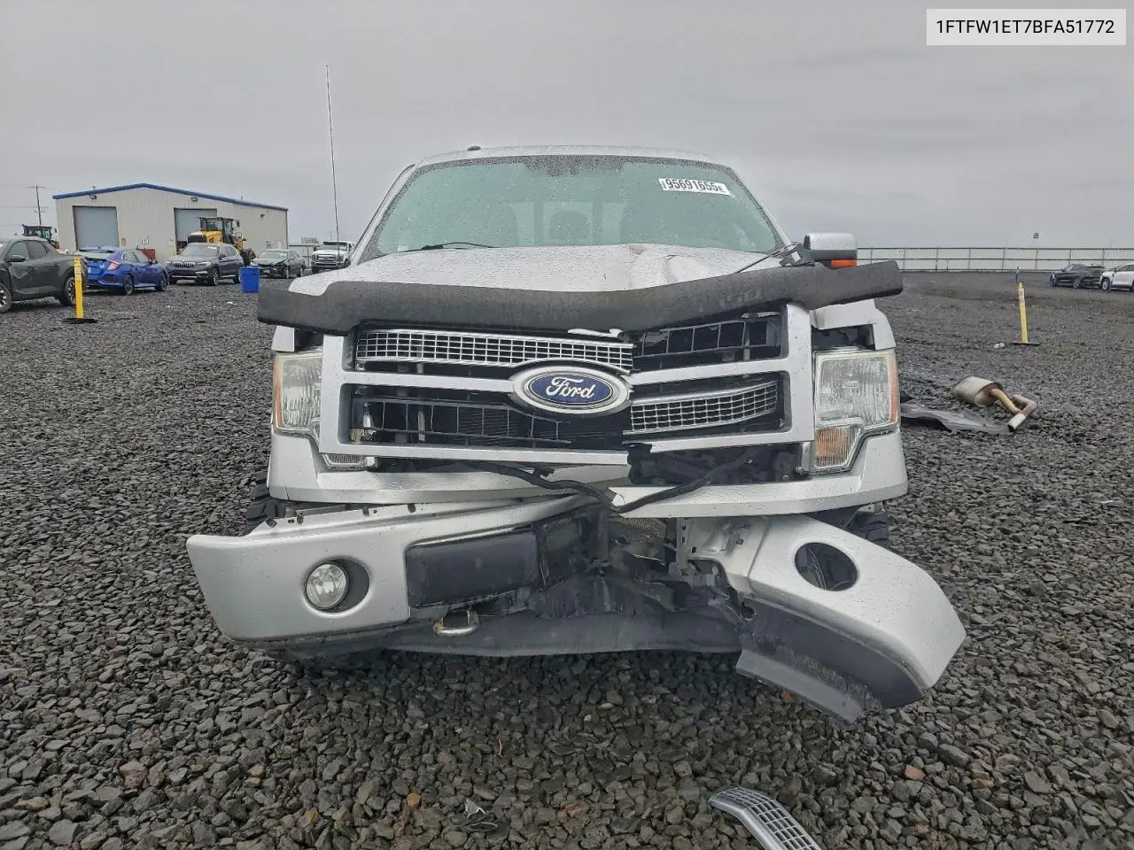 1FTFW1ET7BFA51772 2011 Ford F150 Supercrew