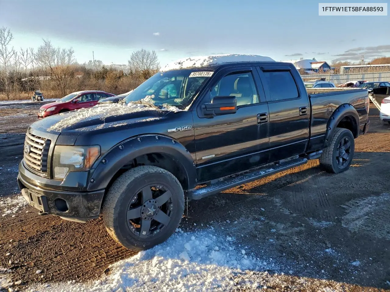 1FTFW1ET5BFA88593 2011 Ford F150 Supercrew