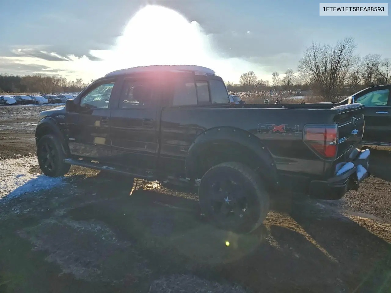 1FTFW1ET5BFA88593 2011 Ford F150 Supercrew