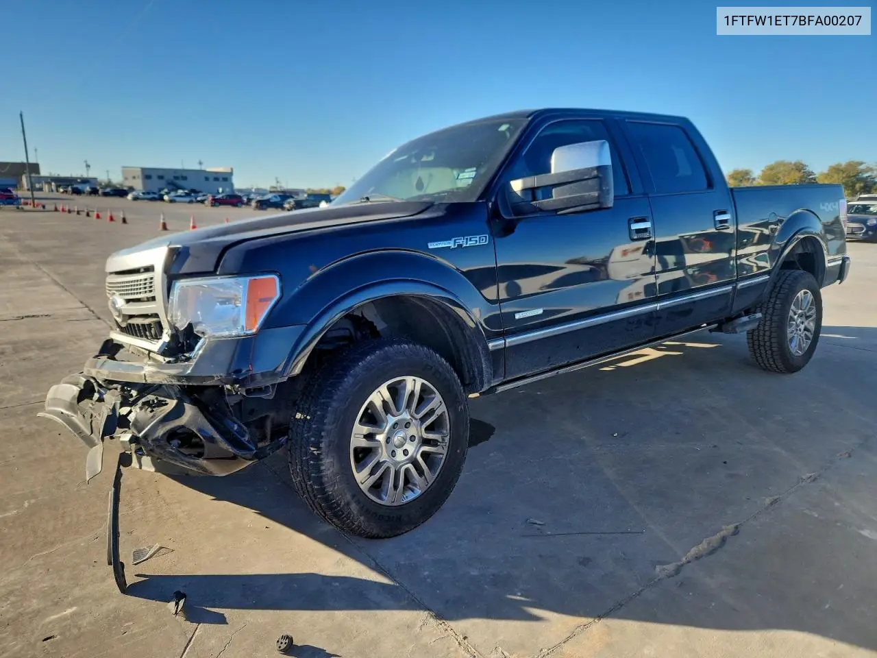 1FTFW1ET7BFA00207 2011 Ford F150 Supercrew