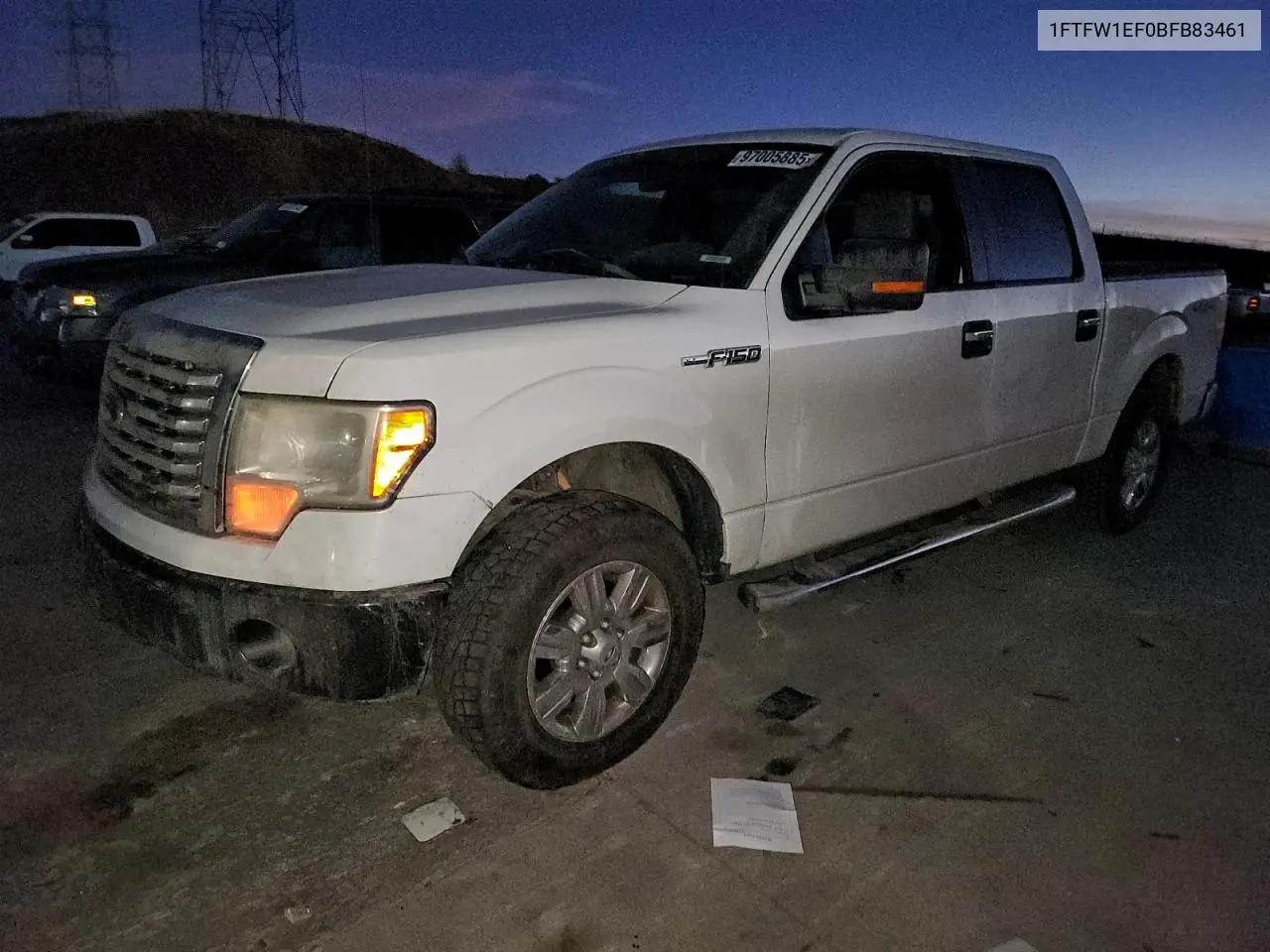 1FTFW1EF0BFB83461 2011 Ford F150 Supercrew