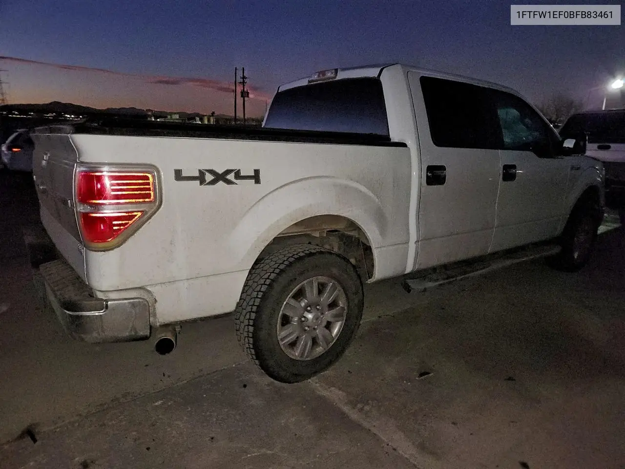 1FTFW1EF0BFB83461 2011 Ford F150 Supercrew
