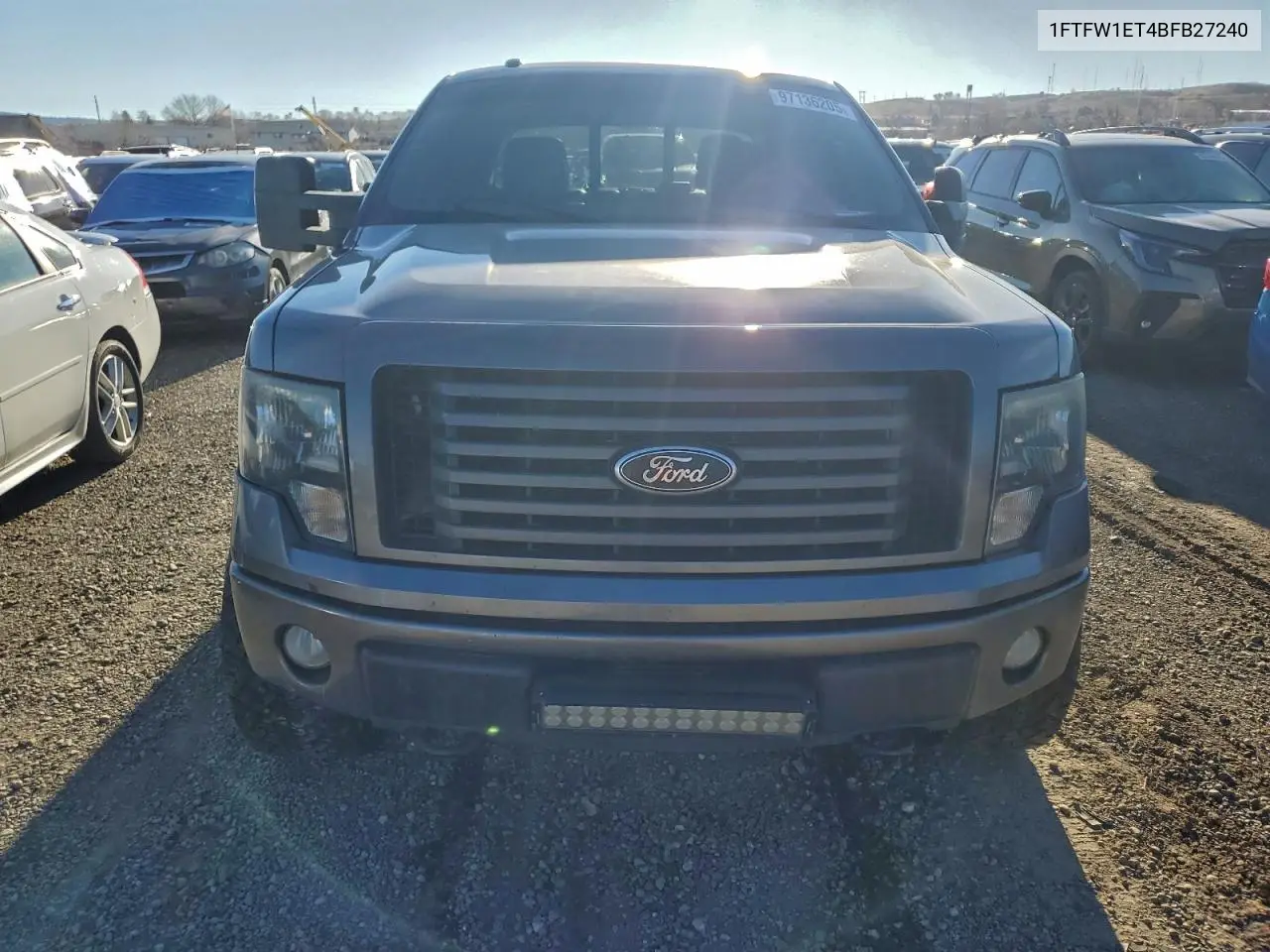1FTFW1ET4BFB27240 2011 Ford F150 Supercrew