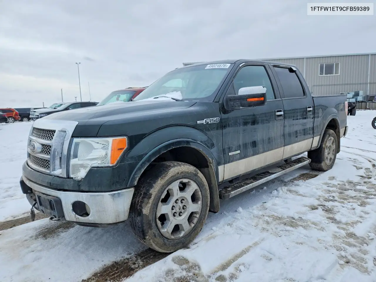 1FTFW1ET9CFB59389 2012 Ford F150 Supercrew