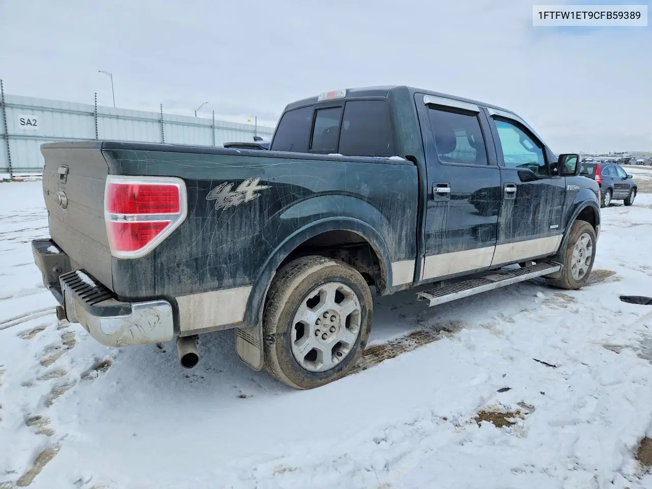 1FTFW1ET9CFB59389 2012 Ford F150 Supercrew