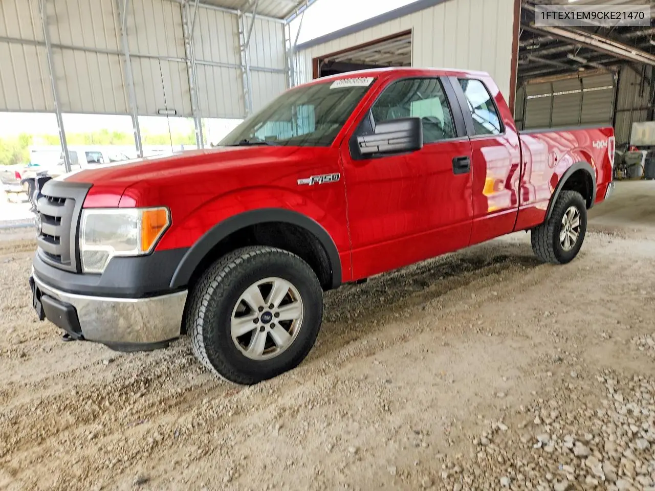 1FTEX1EM9CKE21470 2012 Ford F150 Super Cab