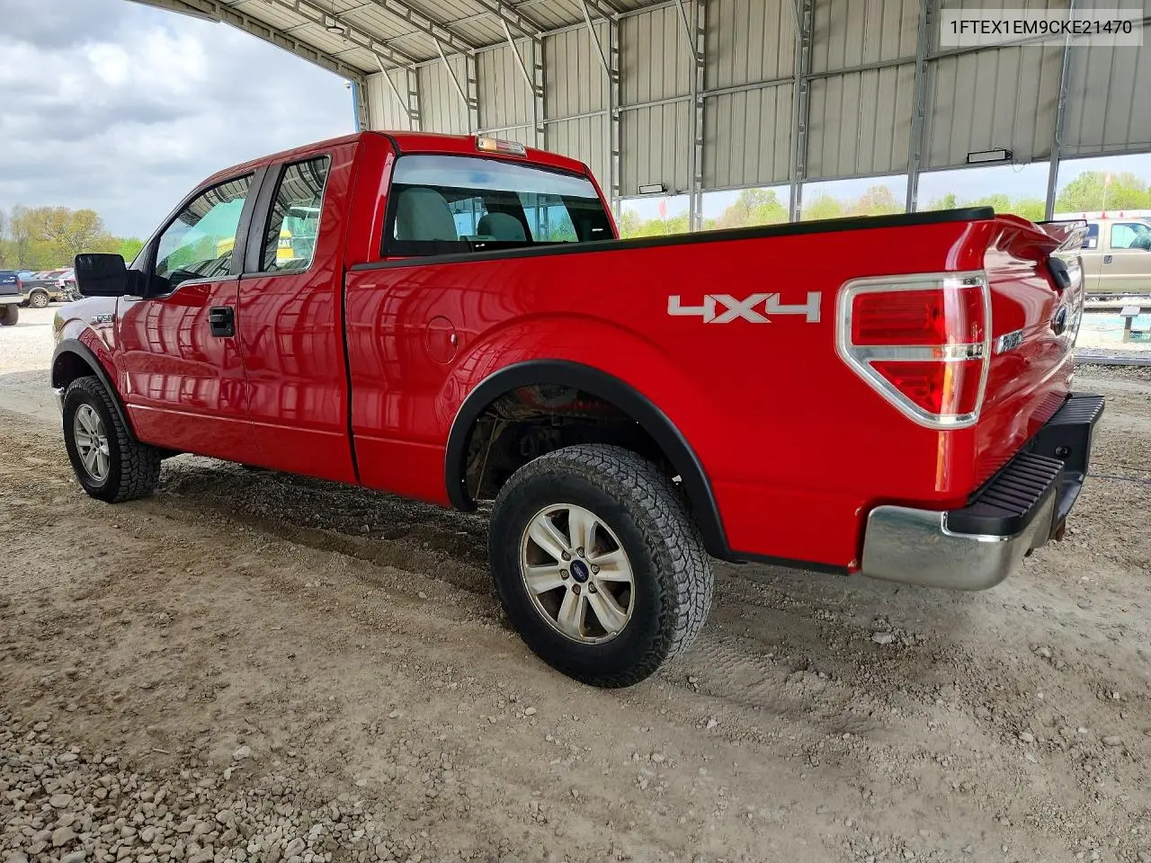 1FTEX1EM9CKE21470 2012 Ford F150 Super Cab