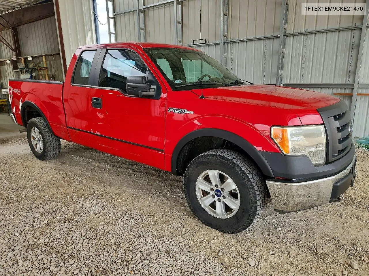 1FTEX1EM9CKE21470 2012 Ford F150 Super Cab