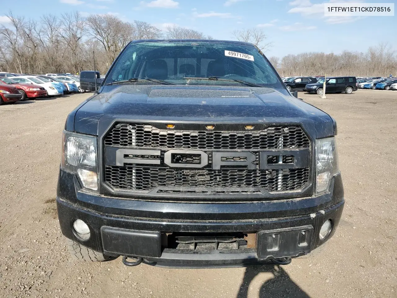1FTFW1ET1CKD78516 2012 Ford F150 Supercrew