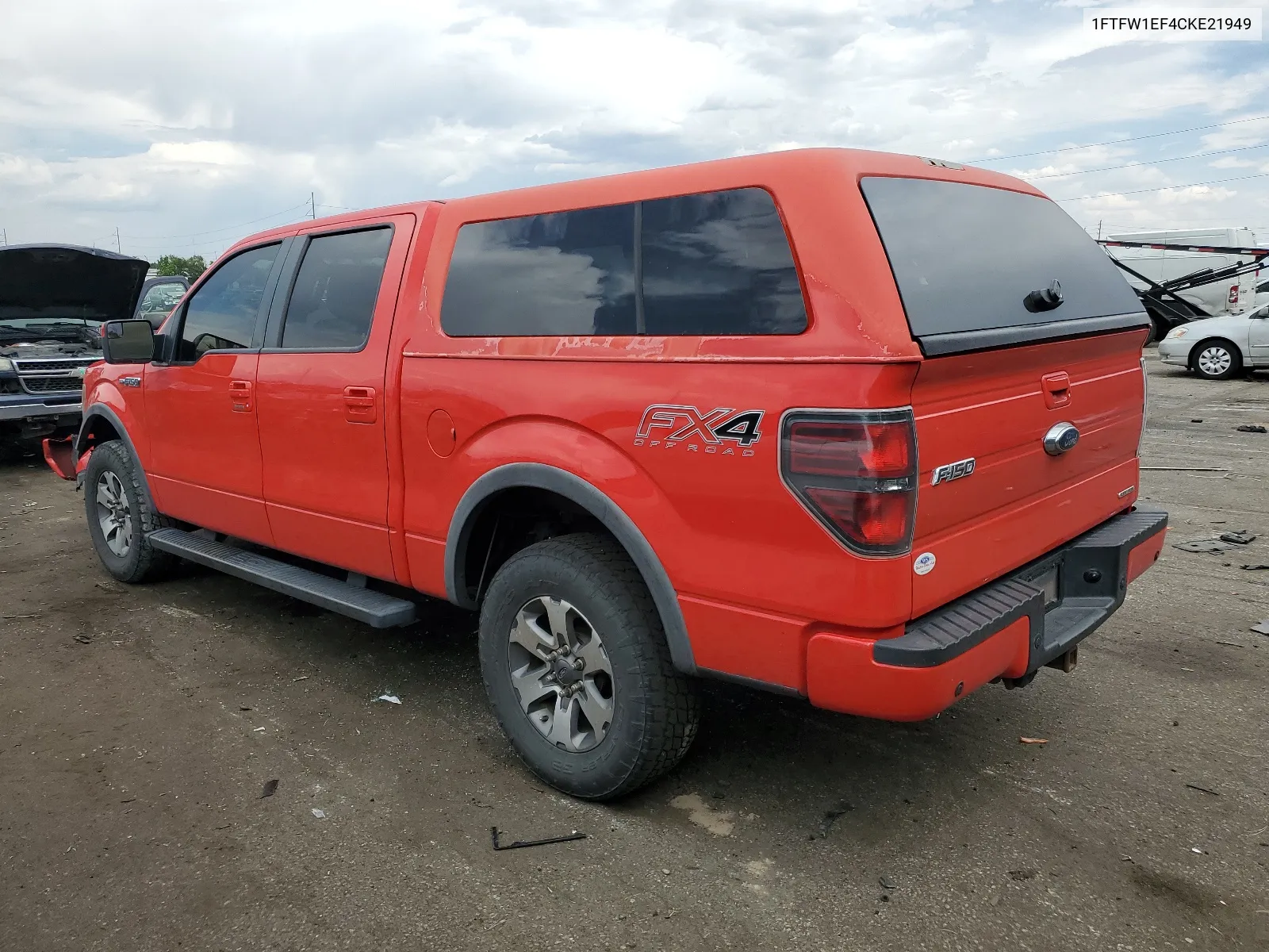 2012 Ford F150 Supercrew VIN: 1FTFW1EF4CKE21949 Lot: 62712724