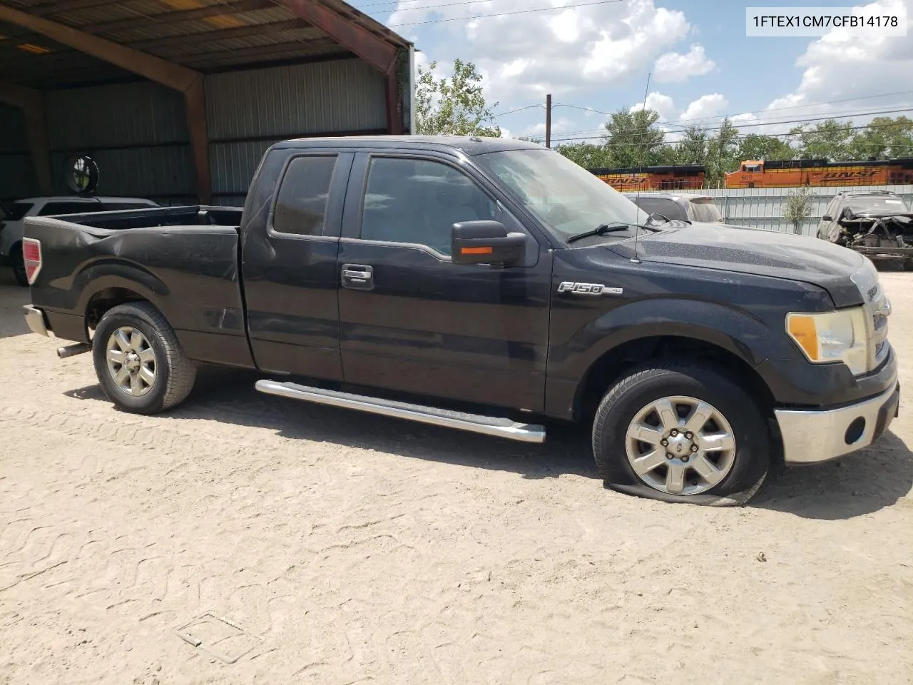 2012 Ford F150 Super Cab VIN: 1FTEX1CM7CFB14178 Lot: 67412914