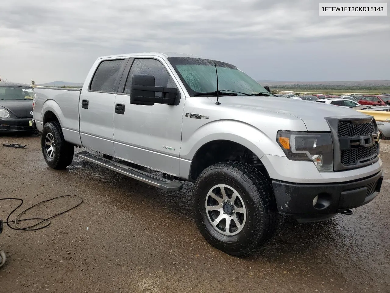 1FTFW1ET3CKD15143 2012 Ford F150 Supercrew