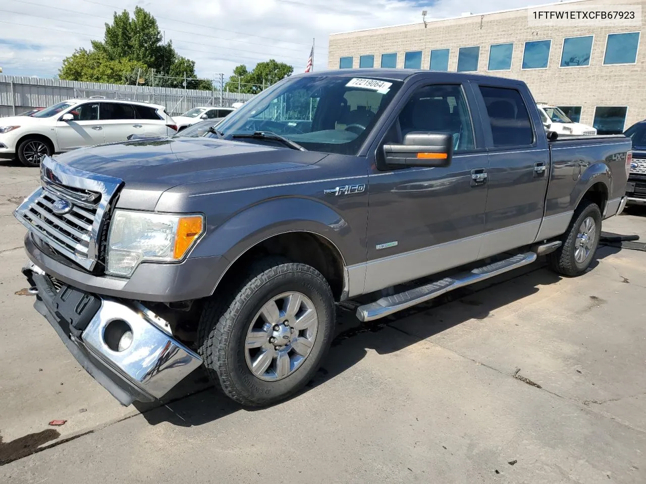 1FTFW1ETXCFB67923 2012 Ford F150 Supercrew