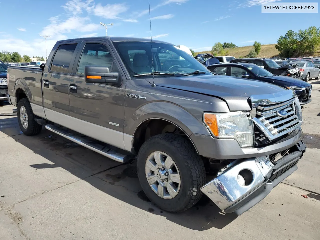 1FTFW1ETXCFB67923 2012 Ford F150 Supercrew