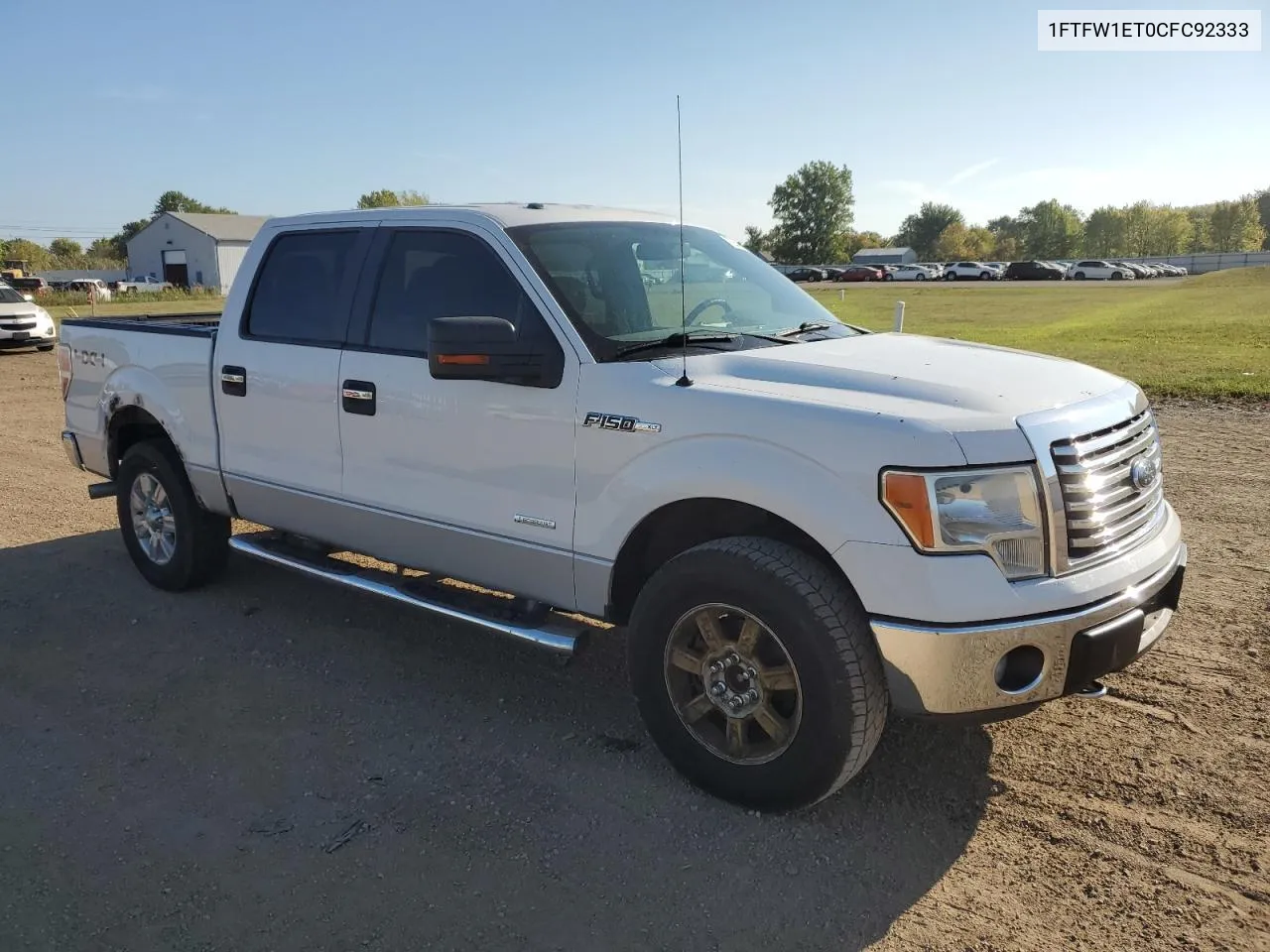 2012 Ford F150 Supercrew VIN: 1FTFW1ET0CFC92333 Lot: 72558304