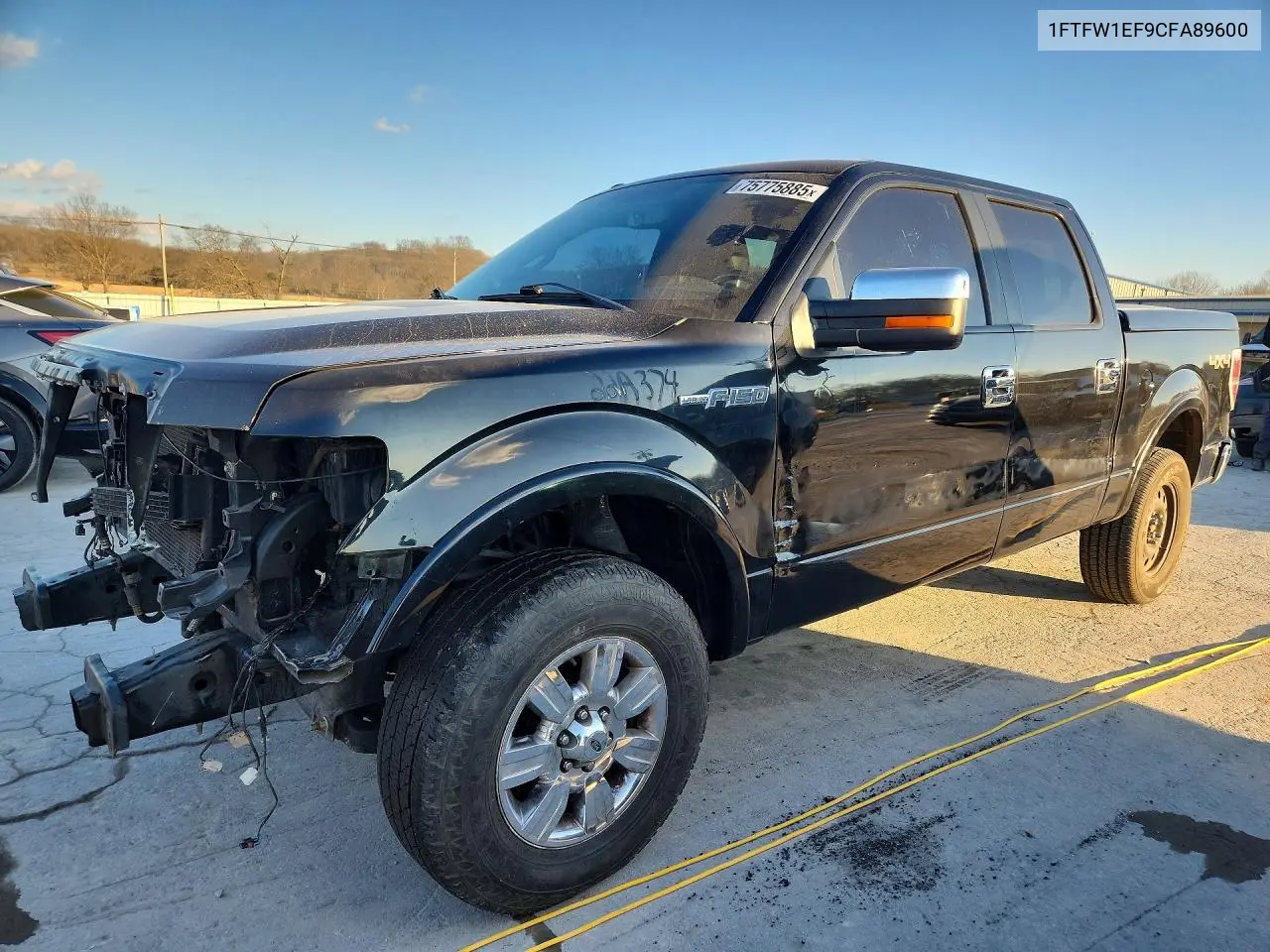 1FTFW1EF9CFA89600 2012 Ford F150 Supercrew